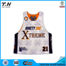 Dye Sublimation Customized Box Lacrosse Jersey